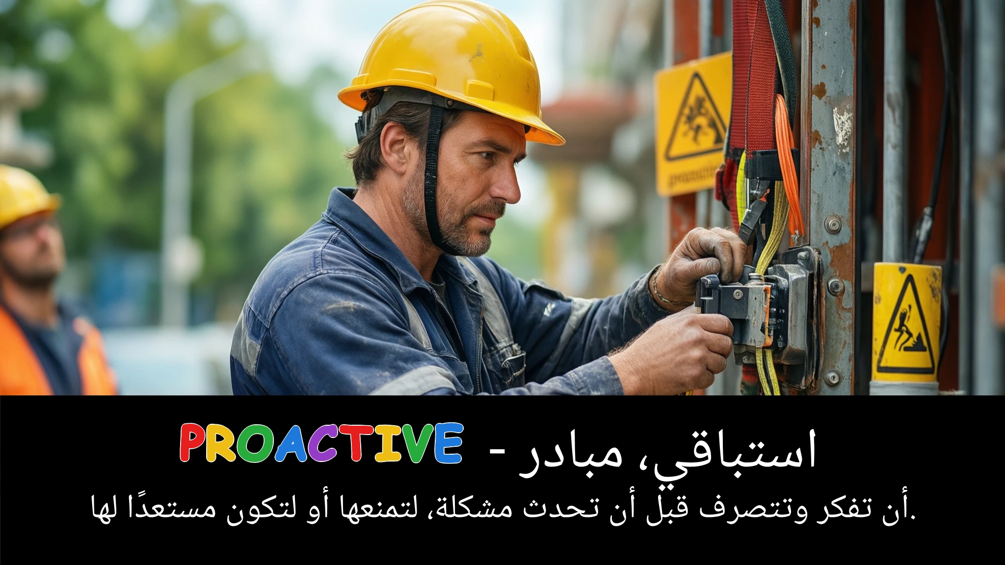 Arabic Illustration for proactive